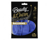 Balony Beauty&Charm, pastelowe, niebieskie 18" / 5 szt.