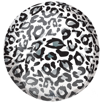 Balon foliowy ORBZ - Kula Orbz Snow Leopard