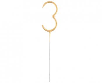 Złota cyfra 3 (zimny ogień)