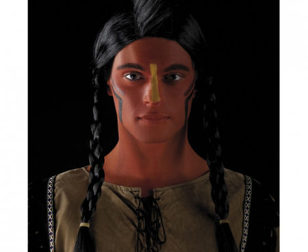 Zestaw farbek do twarzy INDIANIE (4 kolory, aplikator)