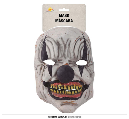 Maska upiornego klauna, lateksowa