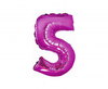 Balon foliowy "Cyfra 5", różowa, 35 cm
