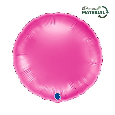 Balon foliowy Grabo ,Okrągły Fuksja 18"