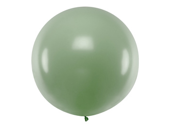 Balon okrągły 1 m (35") , Pastel Rosemary Green
