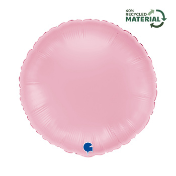 Balon foliowy Grabo, Okrągły Pastel Pink 18"