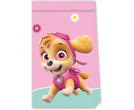 Torebki papierowe Paw Patrol: Skye & Everest, 4 szt.