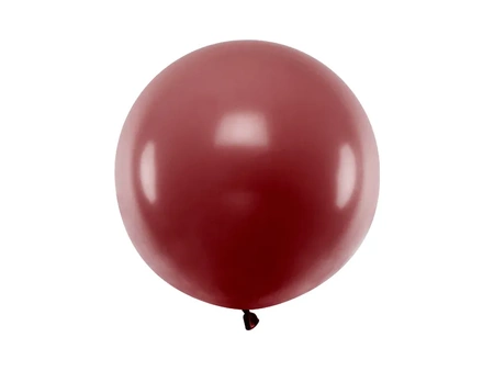 Balon okrągły 60cm, Pastel Burgundy 