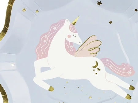 Talerzyki Jednorożec, mix, 18x18 cm