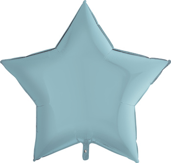 Balon Grabo 36'' Gwiazda Pastel Blue