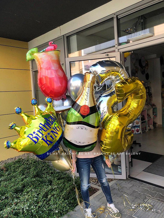 Balon Grabo 36" Birthday King