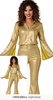 Strój Złota Tancerka Disco lata 80-te, 90-te, rozm. S
