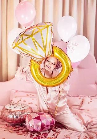 Zestaw balonów Pierścionek, mix