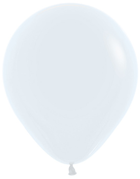 Balony White Pastel 18", 1 szt