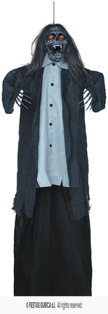 Dekoracja wisząca Zobie Wampir interaktywna, 160 cm