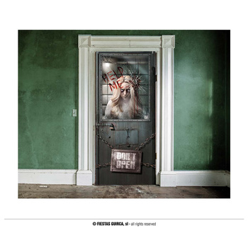 Dekoracja na drzwi Szpital Psychiatryczny