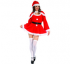 Strój dla dorosłych Mikołajka (sukienka, peleryna, czapka, pasek), rozm. un.