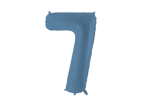 Balon foliowy Cyfra '7, 86cm, granat