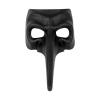 Maska karnawałowa z długim nosem, czarna