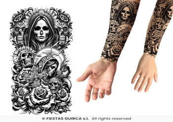 Tatuaż zmywalny "Catrina"