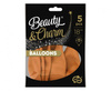 Balony Beauty&Charm, pastelowe, karmelowe 18" / 5 szt.