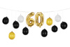 Girlanda balonowa 3w1 - 60 urodziny