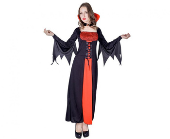 Strój dla dorosłych Wytworna Wampirzyca (sukienka), rozm. uniw.