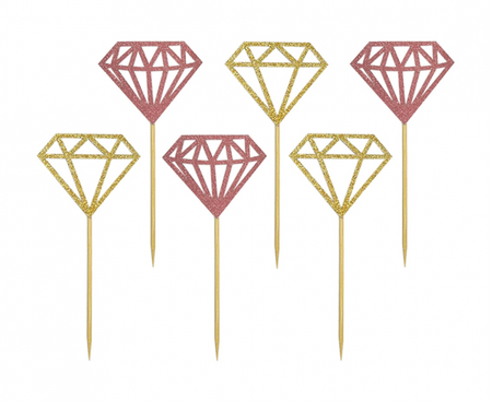 Pikery Diament, mix, 6 szt.