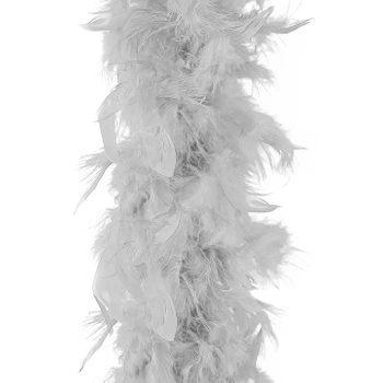 Boa z piór szare 190cm