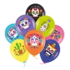 Balony Meksykańskie Halloween 12 cali 8 szt.