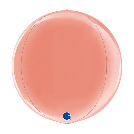 Balon Grabo 15'' Globe Rose Gold 4D Pakowany 