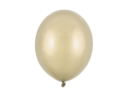 Balony Strong 30 cm, Metallic Cold Gold