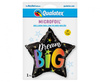 Balon foliowy 20" "Dream Big Rainbow Stars"