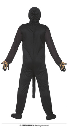 Strój Kościotrupa z penisem, męski, rozm M