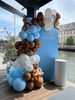 Balony Pastel Matte Blue 12", 50 szt
