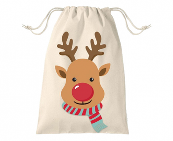 Worek z nadrukiem Renifera, rozm. 50x80 cm