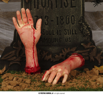 Dekoracja odcięta dłoń -32 cm