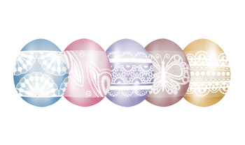 Owijki termokurczliwe koronkowe ( 9 szt )