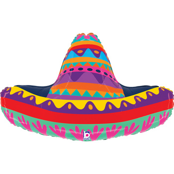 Balon foliowy Grabo 32'', Festive Sombrero
