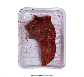 Sztuczny serce zakrwawione na Halloween