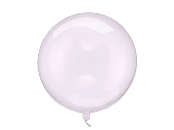 Balon Kula, 40cm, transparentny fiolet