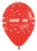 Balony Happy Birthday - Game On , Assortment ,25 szt