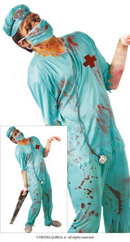 Strój Zombie Lekarz, rozm. L