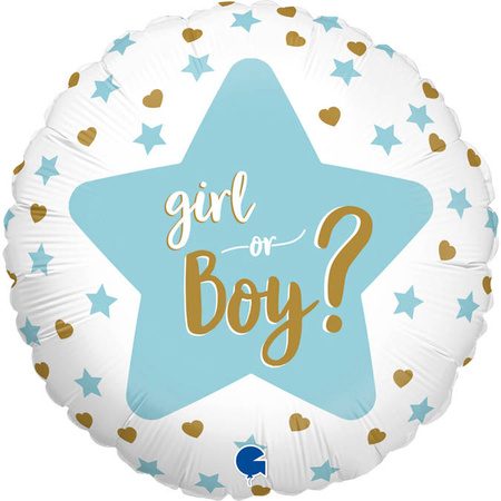 Balon Grabo 18" Gender Reveal ( dwustronny) 