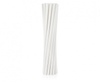 Rurki (słomki) pap. białe, 6x197mm / 12 szt.