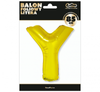 Balon foliowy "Litera Y", złota, 89 cm