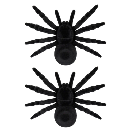 Halloween dekoracja mała tarantula 2szt.