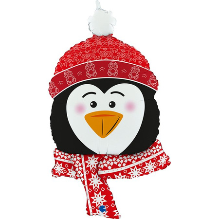 Balon Grabo 34" Sweet Penguin Head 