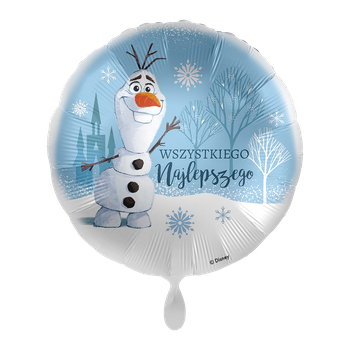 Balon foliowy 18" - Frozen Olaf Wszystkiego najlepszego