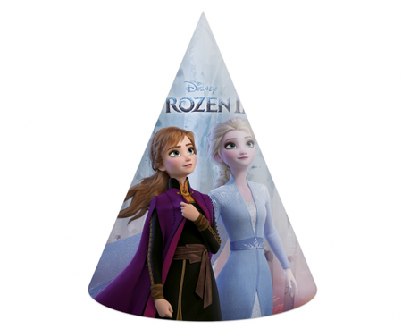 Czapeczki papierowe Frozen 2, 6 szt.