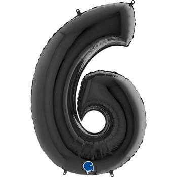 Balon foliowy Black 6- 26"/66cm
